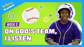 On God's Team, I Listen | Game Changer 2025 | Preschool Week 5