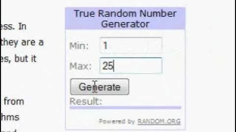 Weekly Winner - How Results Will Be Chosen