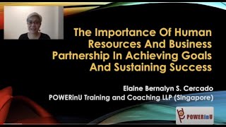 The Importance of HR & Business Partnership in Achieving Goals & Sustaining Success