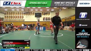 boutNo 250 Carson Hall Team Alabama Vs Zander Mclane Team Georgia Red