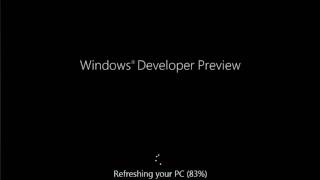 How to run a Repair on Windows 8 Developers Preview