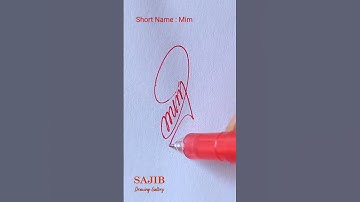 Comment your name ✍️ #art #signature #calligraphy