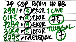RUMUS JITU SGP KEPALA EKOR HARI INI || PREDIKSI SGP 14 JULI 2025#BOCORAN SGP HARI INI