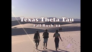 Texas Theta Tau Fall 2022 Rush