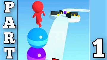 Stack Rider 3D - Android iOS Mobile Gameplay Walkthrough All Levels Part 1