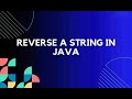 Reversing of word or number in java