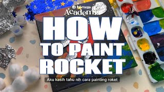How To Paint Rocket | KIDS | #acrylic | #tutorial screenshot 1