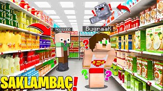 Markette Görünmez Olup Saklandilar - Minecraft Saklambaç