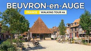 Beuvron-en-Auge, France - The beautiful village in Normandy | Walking Tour 4k 60 fps