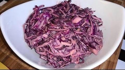 Red Cabbage Slaw | Simple & Succulent Recipe