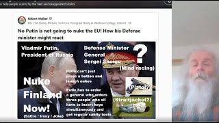 Ukraine crisis help - Putin not going to drop nukes on EU - -and how to reach peaceful state of mind