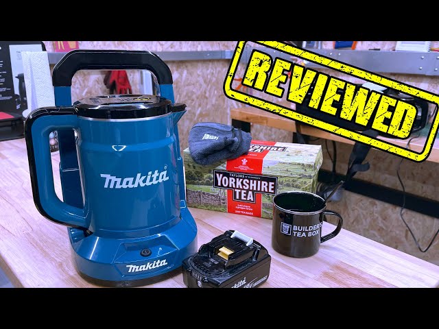 Makita Kettle Review - It's Battery Powered! 