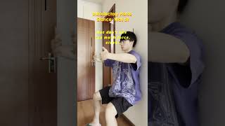 Horse Stance Introductory Version:Wall Sit | At-home training #qigong #martialarts #kungfu