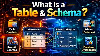 Table & Schema in DBMS — How Your Data is Organized