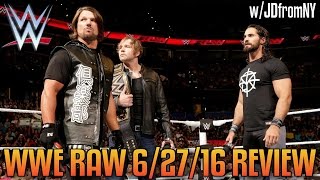 WWE Raw 6/27/16 Review: The Club & Seth Rollins Take Out John Cena & Dean Ambrose