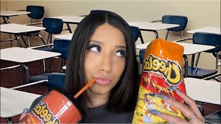 ASMR| POV: You’re sitting next to the Hot Cheeto girl PT. 2 🔥🌶💁🏻‍♀️ (Agressive asmr roleplay)