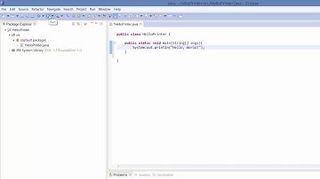 How to install Eclipse and run a simple program on Windows 8.1
