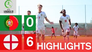Portugal U19 V England U19 0 - 6 U19 Uefa European Championship 2026