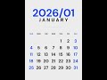 January Calendar 2026 Events And Holiday Observances January2026 