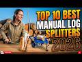 Best Log Splitter 2026 | Top 10 Best Manual Log Splitters – Reliable Tools for Firewood Splitting