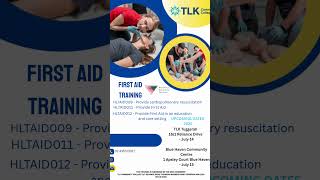 Up Coming dates FIRST AID Video
