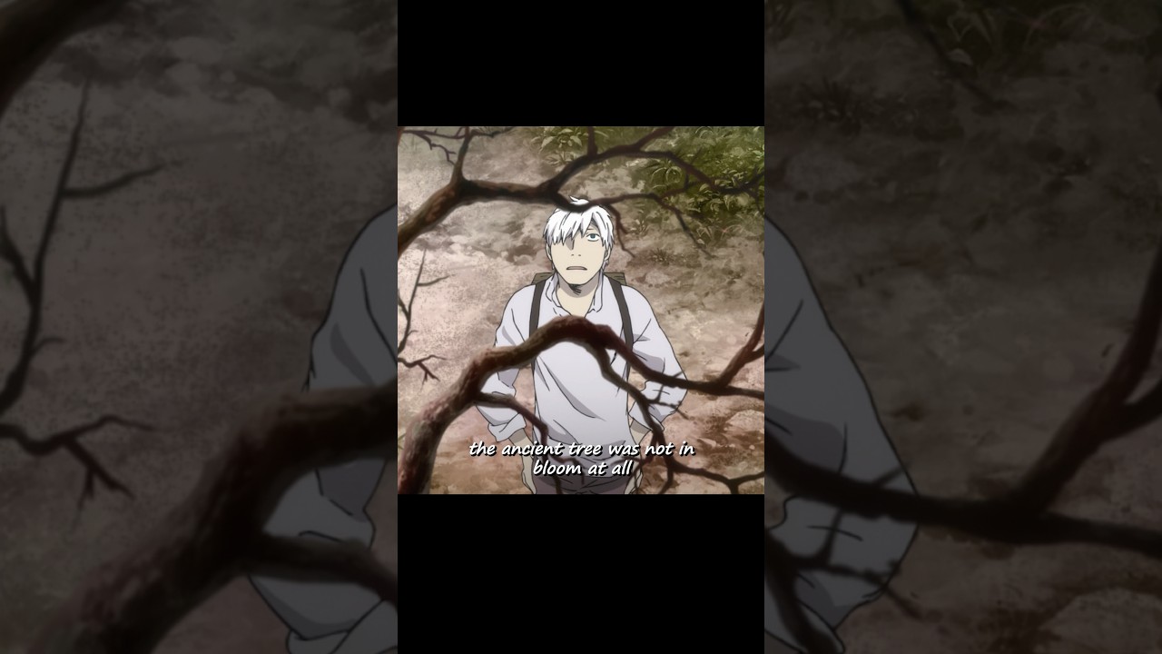 The Mushi-shi Travels Alone, Mediating Between Mysterious Life Forms and Humans.