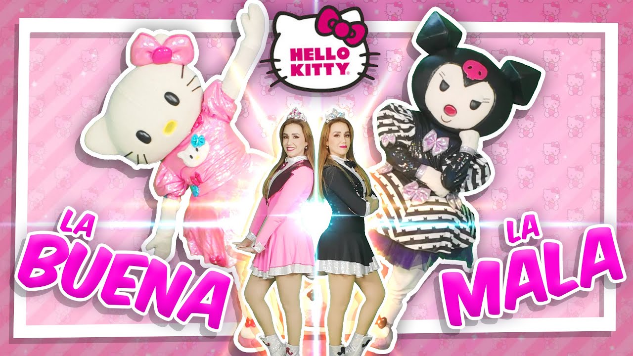 Jugando con Hello Kitty - Kuromi Nos transforma en MALOS - Tiempo Mágico