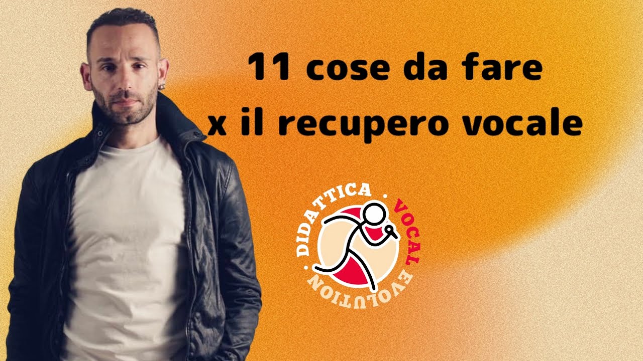 Recuperare la voce, qualche consiglio su cosa fare