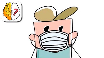 Brain Out Virus Level 1 How to remove the mask correctly Walkthrough