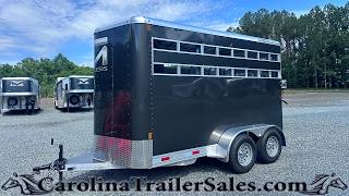 New 2026 Bar-M by Merhow SS-20-STK 2 Horse Stock Slant Trailer Tour