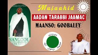 Mujaahid Aadan Tarabbi Jaamac: Goobaley Maanso.