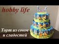 Торт из соков и сладостей🎂