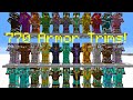 ALL MineCraft Armor Trims 1.20