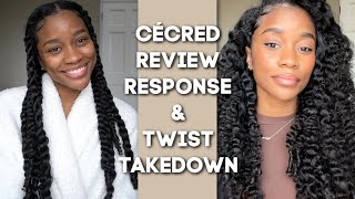 Cecred Review Response &amp; Twist Takedown