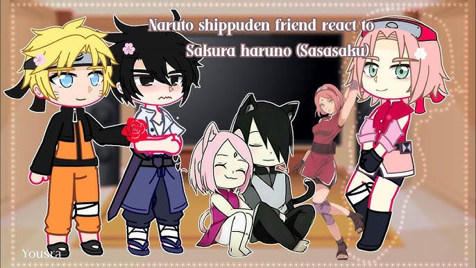 Seventh team react to sakura sad😢 ღ🌸🍜🍥, •gacha club-cute