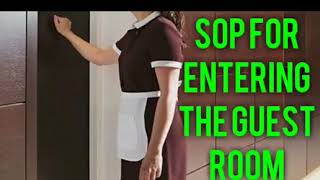 S.O.P for Entering Guest Room