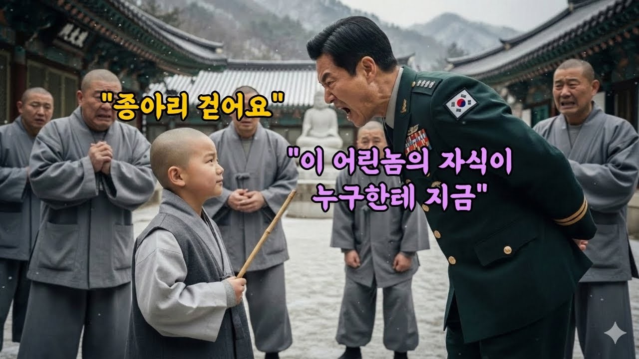 '법당에서 안하무인으로 전화 받던 꼰대 군단장, 꼬마 스님의 '종아리 걷어' 한마디에 무릎 꿇고 싹싹 빌게 된 사연 '