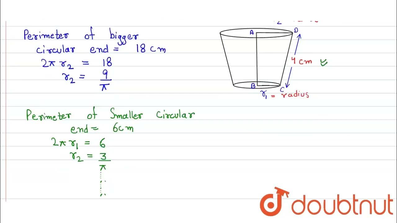 the-slant-height-of-a-frustum-of-a-cone-is-4-cm-and-theperimeters
