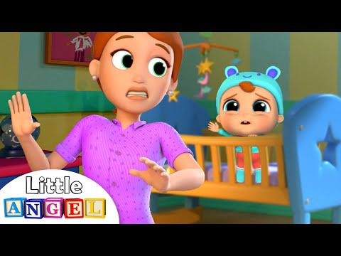 It's Time to Sleep, Baby John! | Bedtime Routine Song | Little Angel Nursery Rhymes