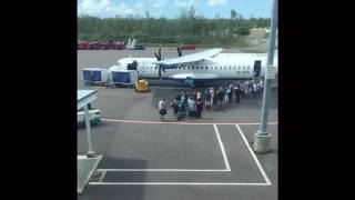 Bahamasair ATR 72-600 Boarding and Departure Off Gate