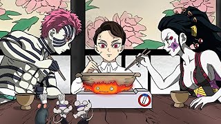 【鬼滅の刃】人肉鍋を食べる無惨と猗窩座と堕姫【きめつのやいば・demon slayer・귀멸의칼날・あかざ・アニメ2期・遊郭編・MAD・アフレコ・妓夫太郎・だき・ぎゅうたろう・宇随天元・5話】