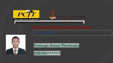 Java Institute|DBMS | Question Set -22