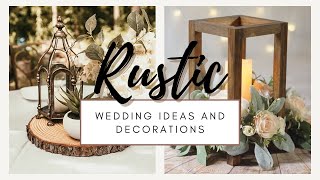 Get Impressed with These 60 Rustic Wedding Decor Ideas for a Charming and  Cozy Celebration 🍂 