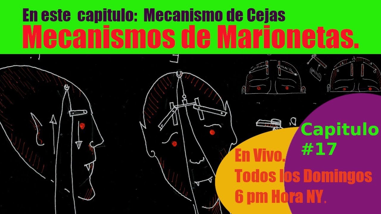 Mecanismos de Marionetas, Cap.17 Mecanismo de  Cejas