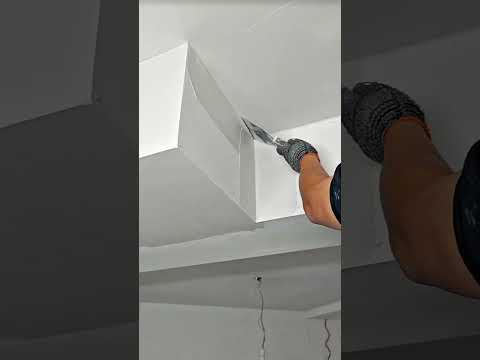 Leveling The Roof Wall Edges With A Cement Mixed Grout Makes The Finish Neat Strong And Clean