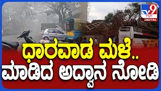 Dharwad Rain: ಮಳೆ, ಗಾಳಿ ಹೊಡೆತಕ್ಕೆ ಬಸ್‌ ಮೇಲೆ ಬಿದ್ದ ಸೆಂಟ್ರಿಂಗ್‌.. | #TV9D