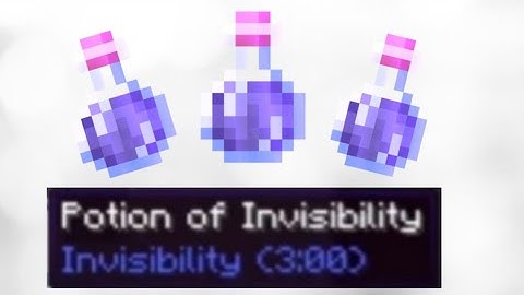 How to make a potion of invisibility in minecraft 1.17 (EASY)