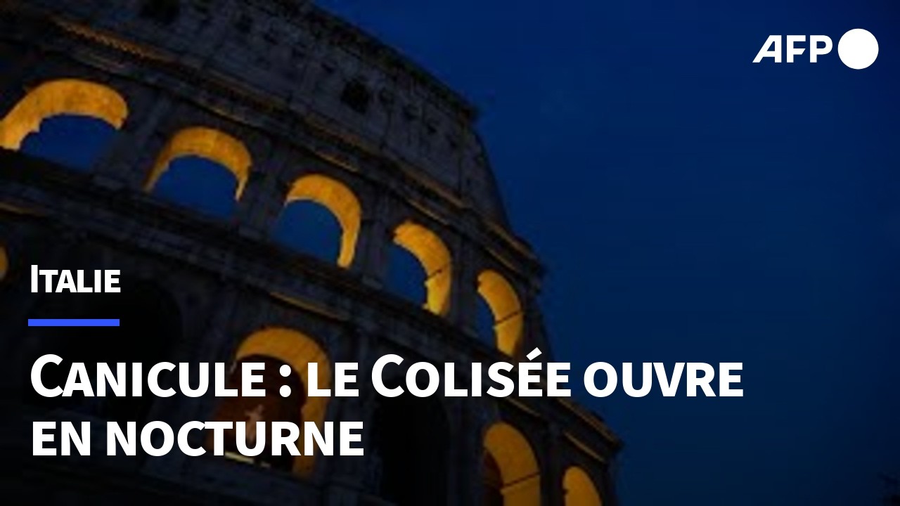 Rome: visites noctures du Colisée pour échapper à la chaleur