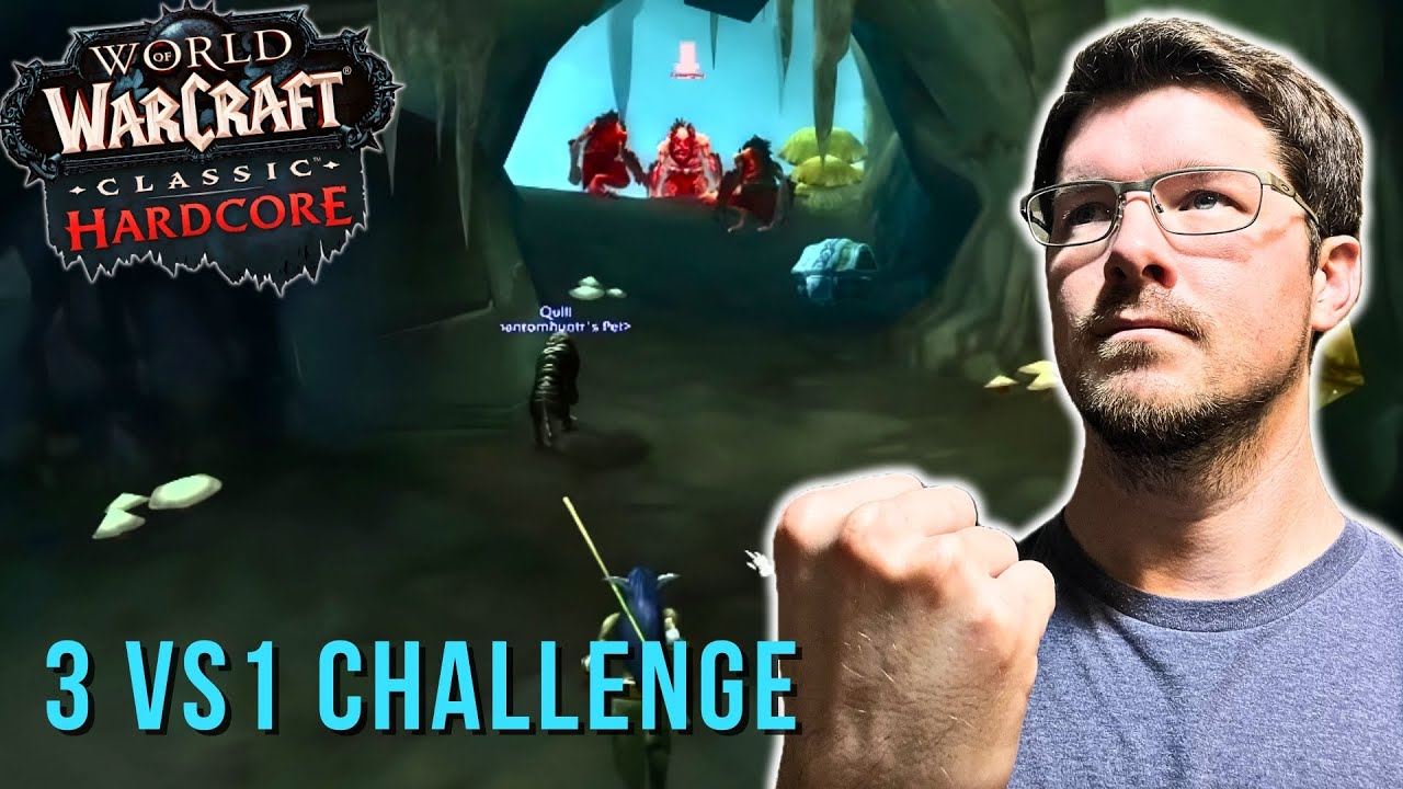 This Achievement Trapped Me in a 3v1 | Ultra Hardcore WoW