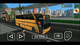 Offroad School Bus Driving: Flying Bus Games 2020 - Driving a bus screenshot 3